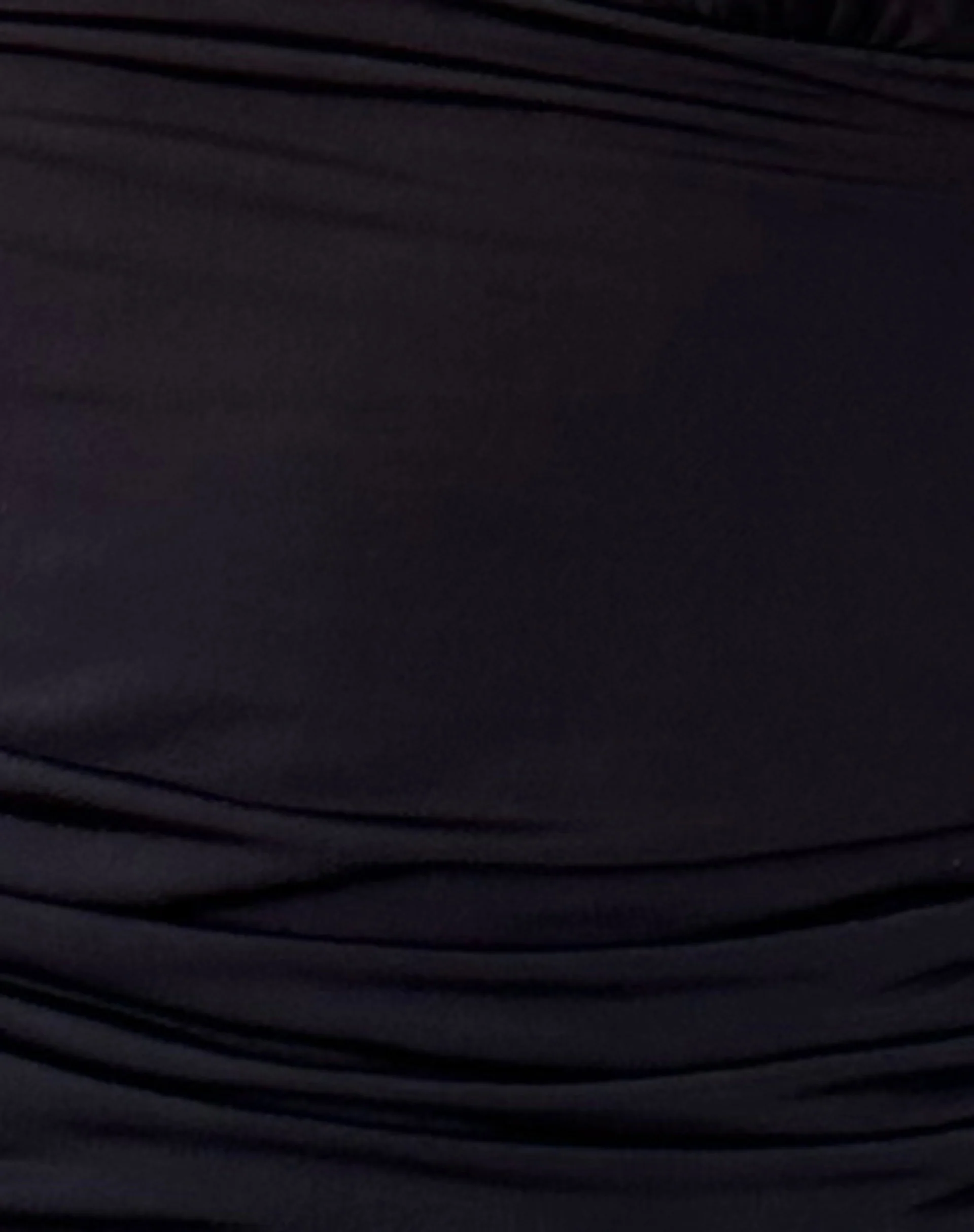 Cosimo Plunge Halterneck Top in Black Slinky - Image 5