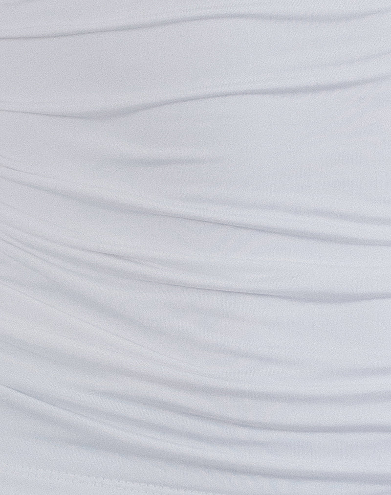 Cosimo Halterneck Top in White - Image 5