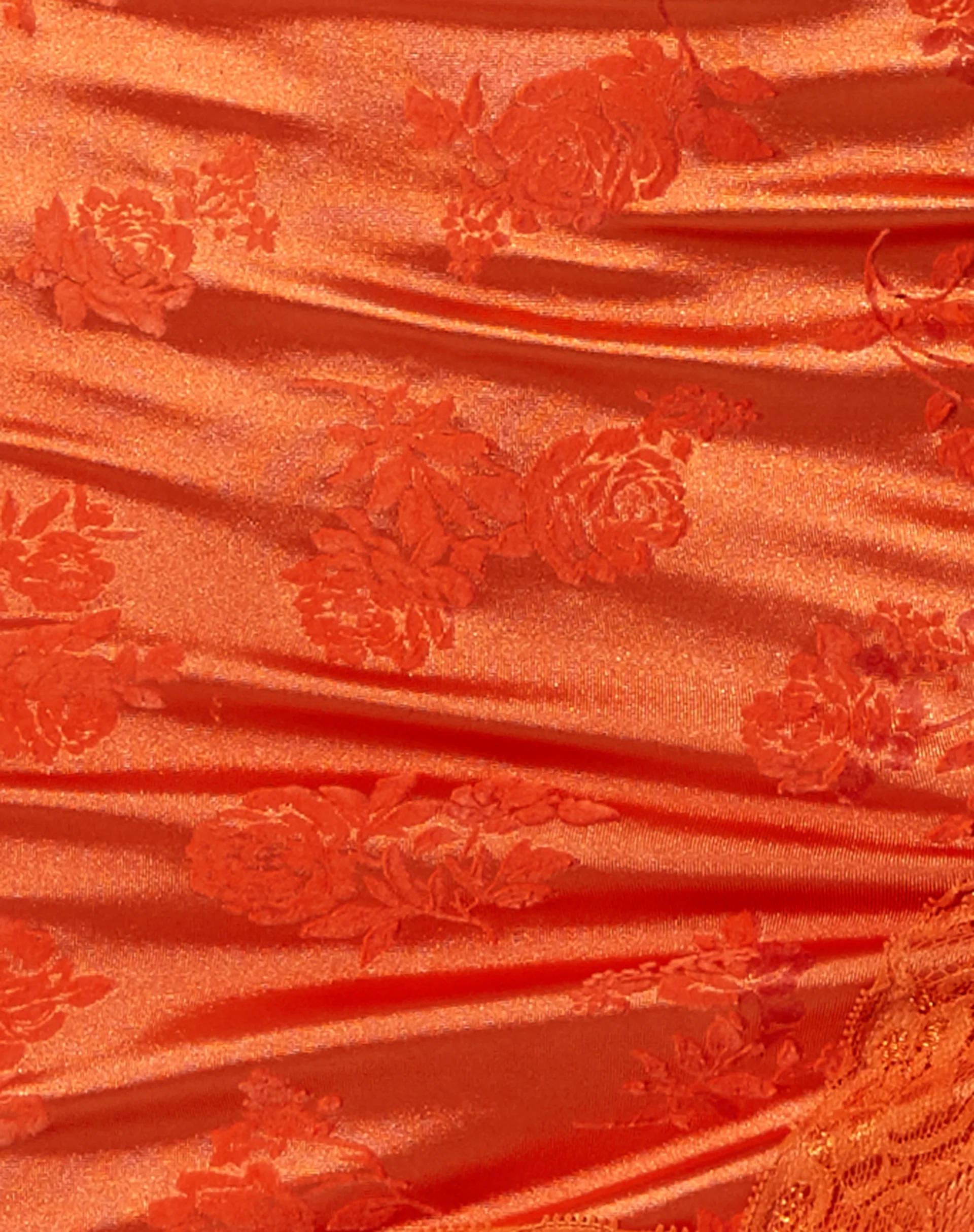 Coti Bodycon Dress in Rose Flock Tangerine - Image 6