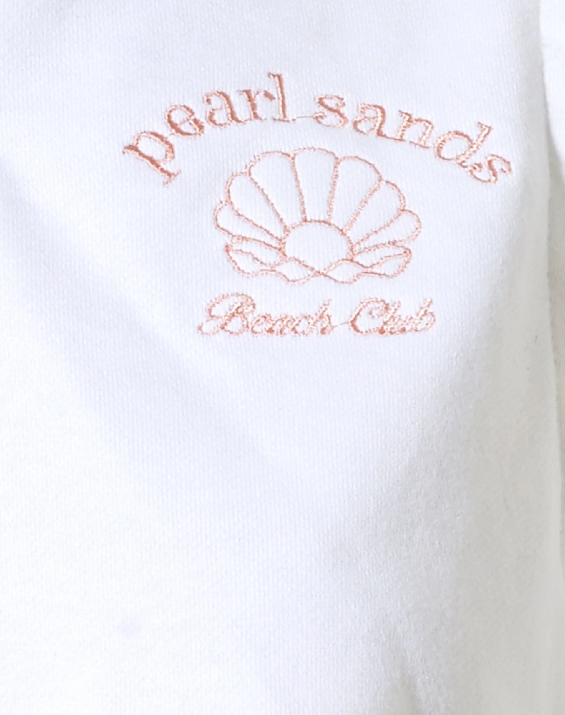 Crodie Hoodie in White Pearl Sand Embro - Image 6