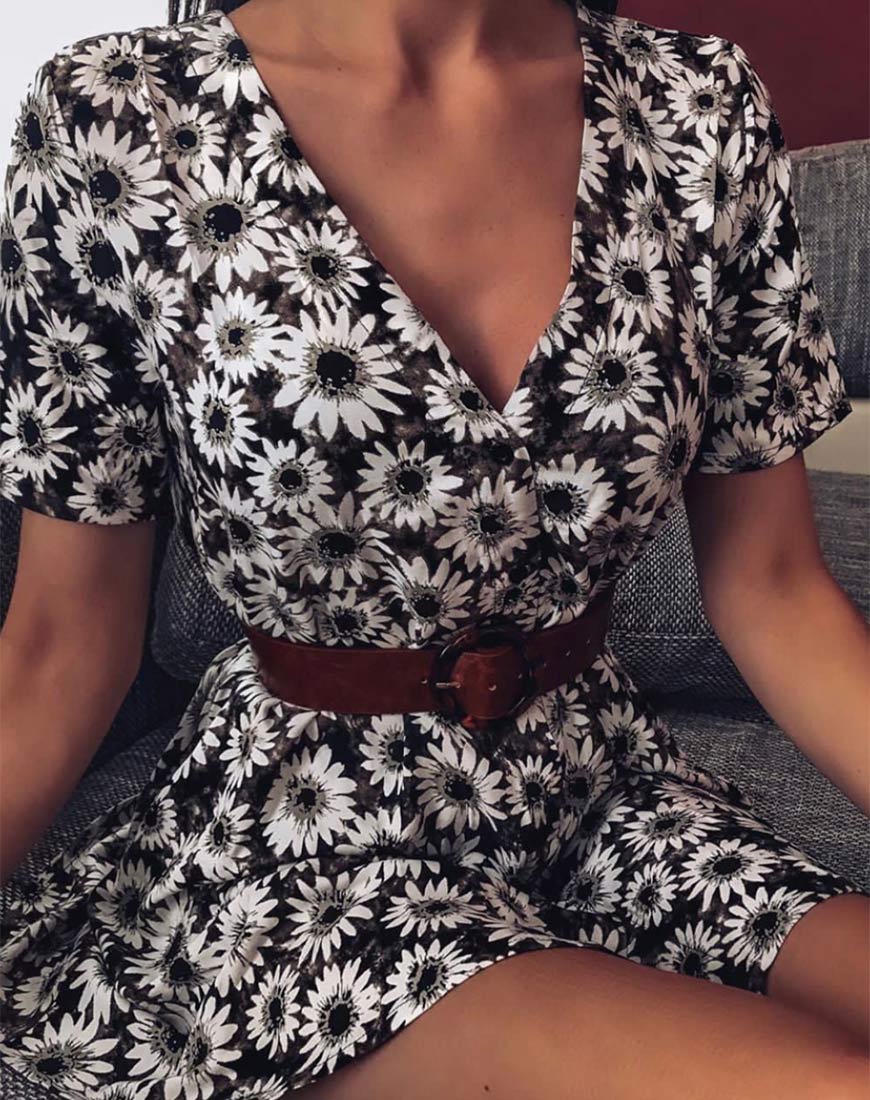 Crosena Dress in Dyed Daisy - Image 2