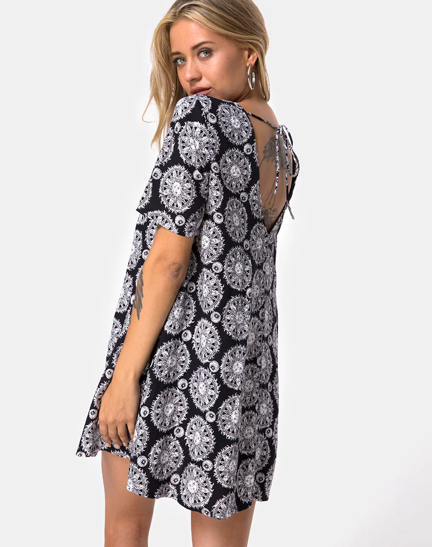 Crosena Dress in Sundial Black - Image 2