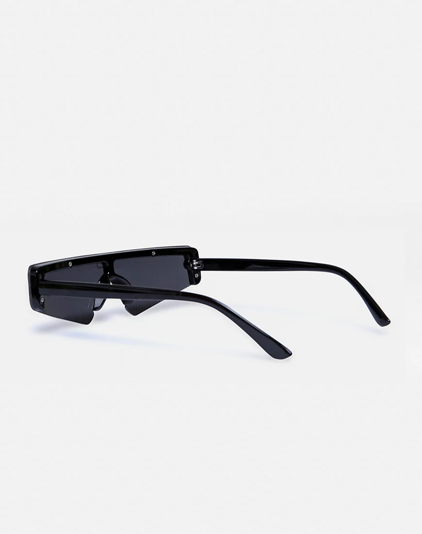 Cyber Sunglasses in Black - Image 3