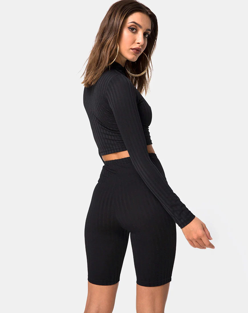 Cycle Short in Black - Image 2