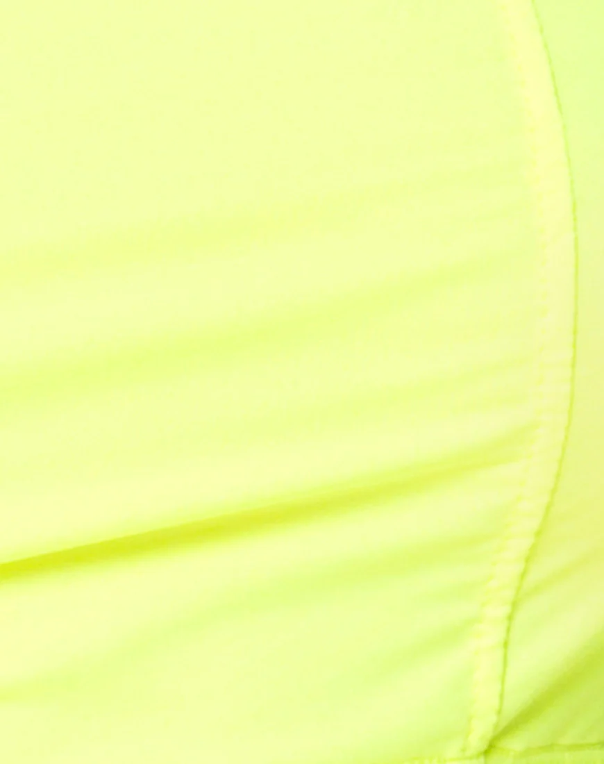 Cycle Short in Neon Yellow - Image 6