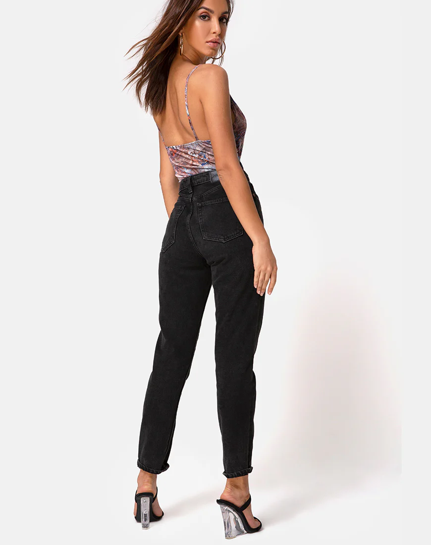 Dais Bodice in Velvet Palace Print - Image 4