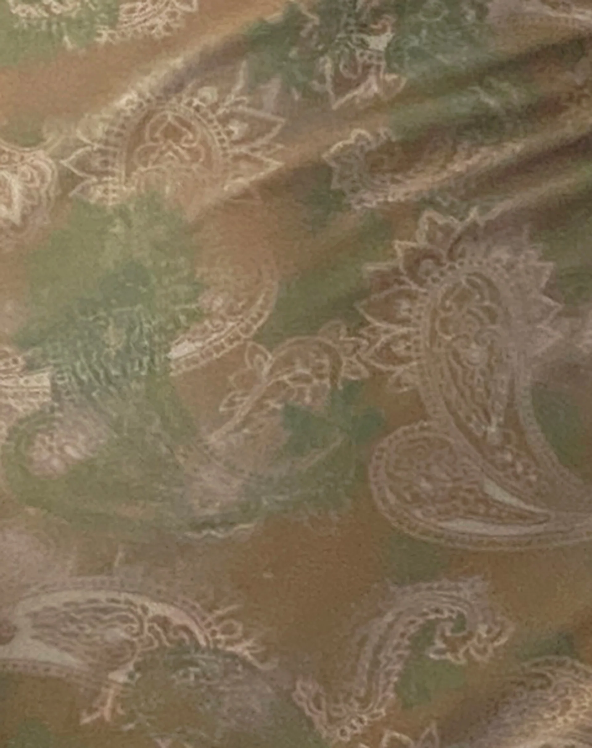 Dammy Mini Dress in Tonal Paisley Green - Image 6