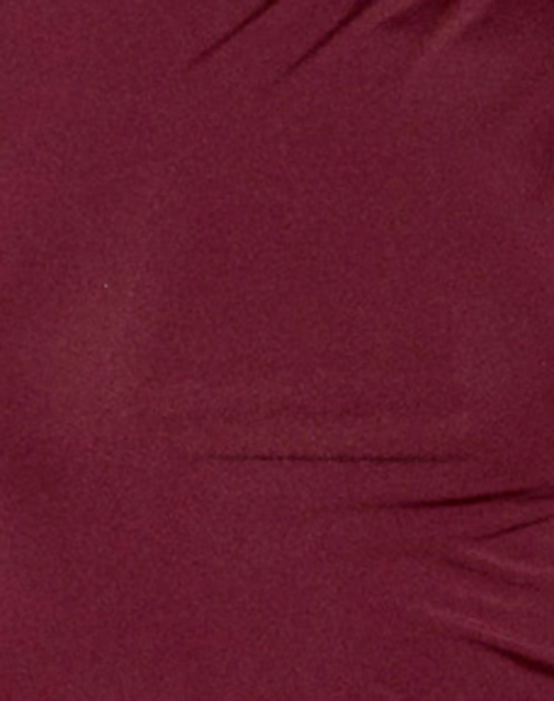 Dannas Twist Shoulder Top in Burgundy - Image 6
