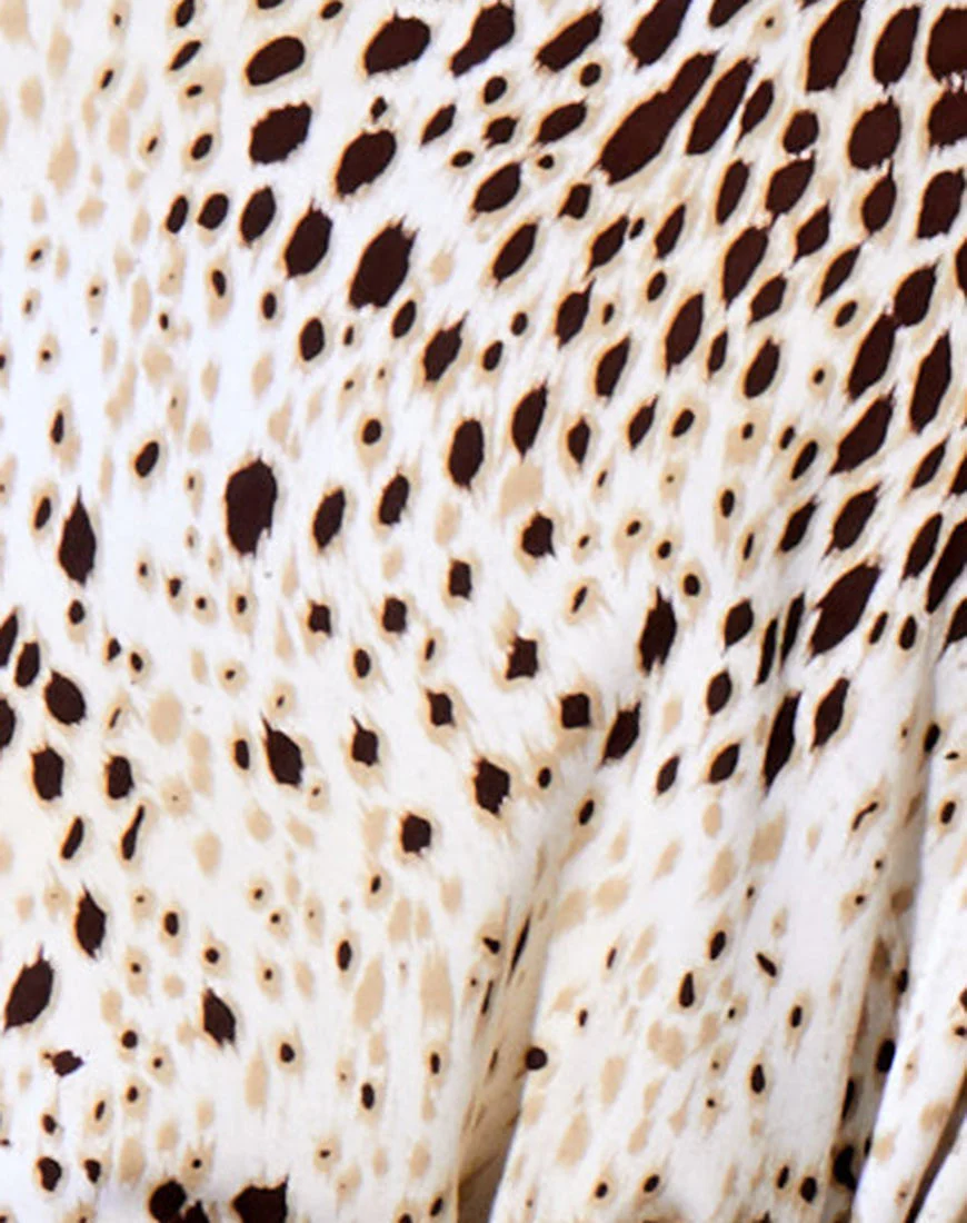 Datista Dress in Sand Leopard - Image 5