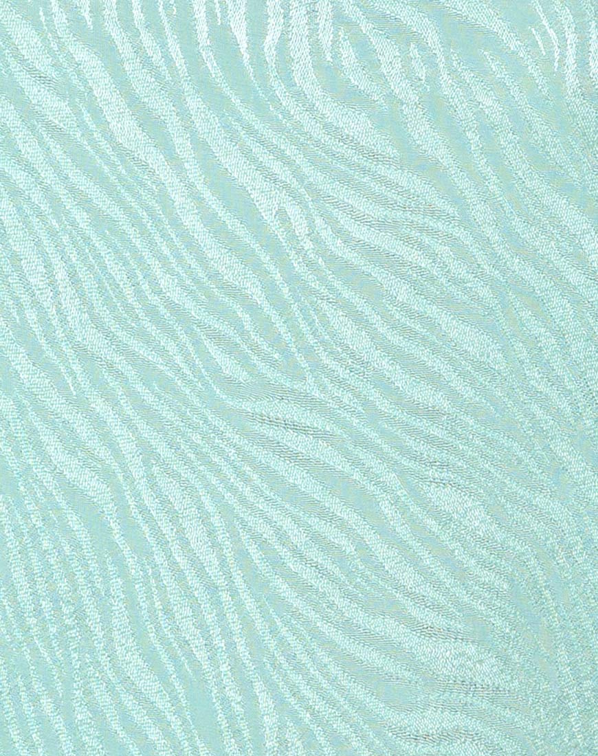 Datista Slip Dress in Zebra Aquamarine - Image 5
