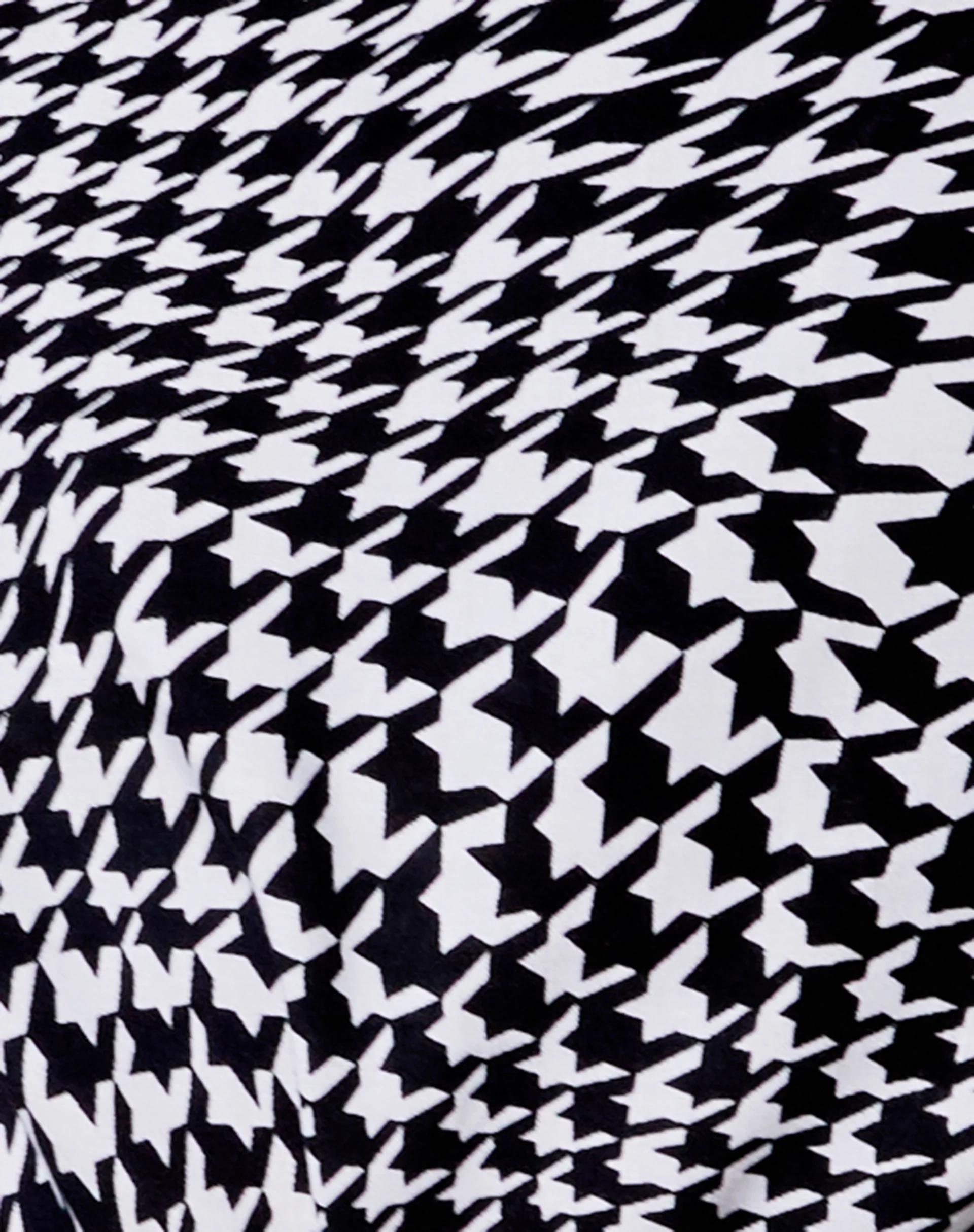 Datista Slip Dress in Wavey Dogtooth - Image 5
