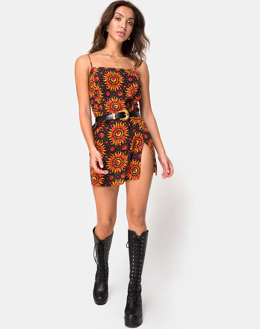 Datista Slip Dress in Hot Sun  X Princess Polly - Image 6