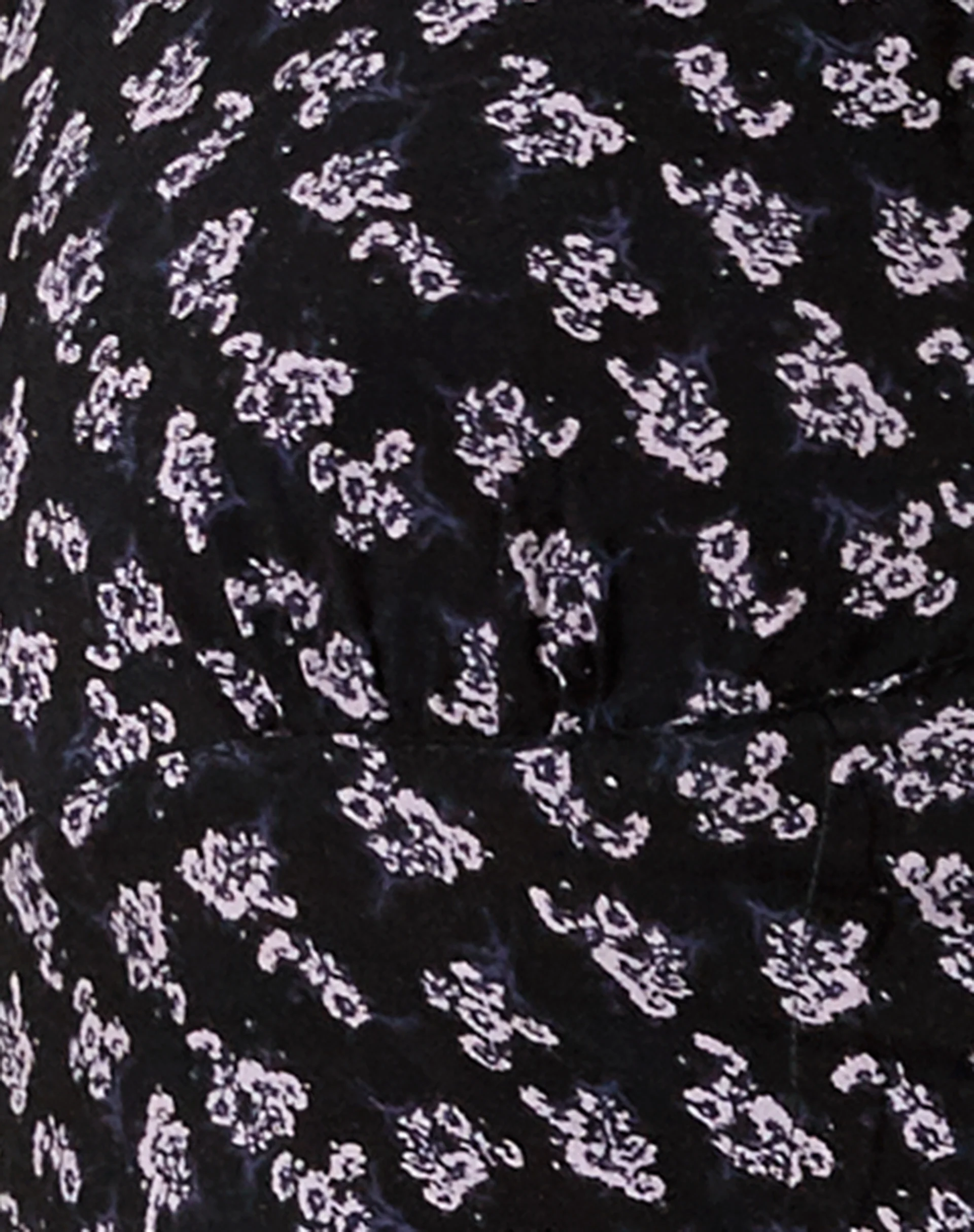 Datri Crop Top in Dark Base Floral Black - Image 6