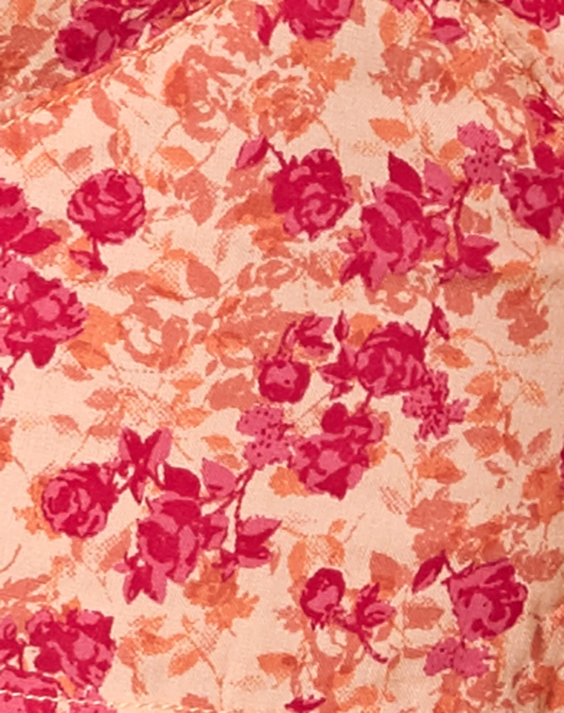 Datri Top in Dark Wild Flower Cantaloupe - Image 6