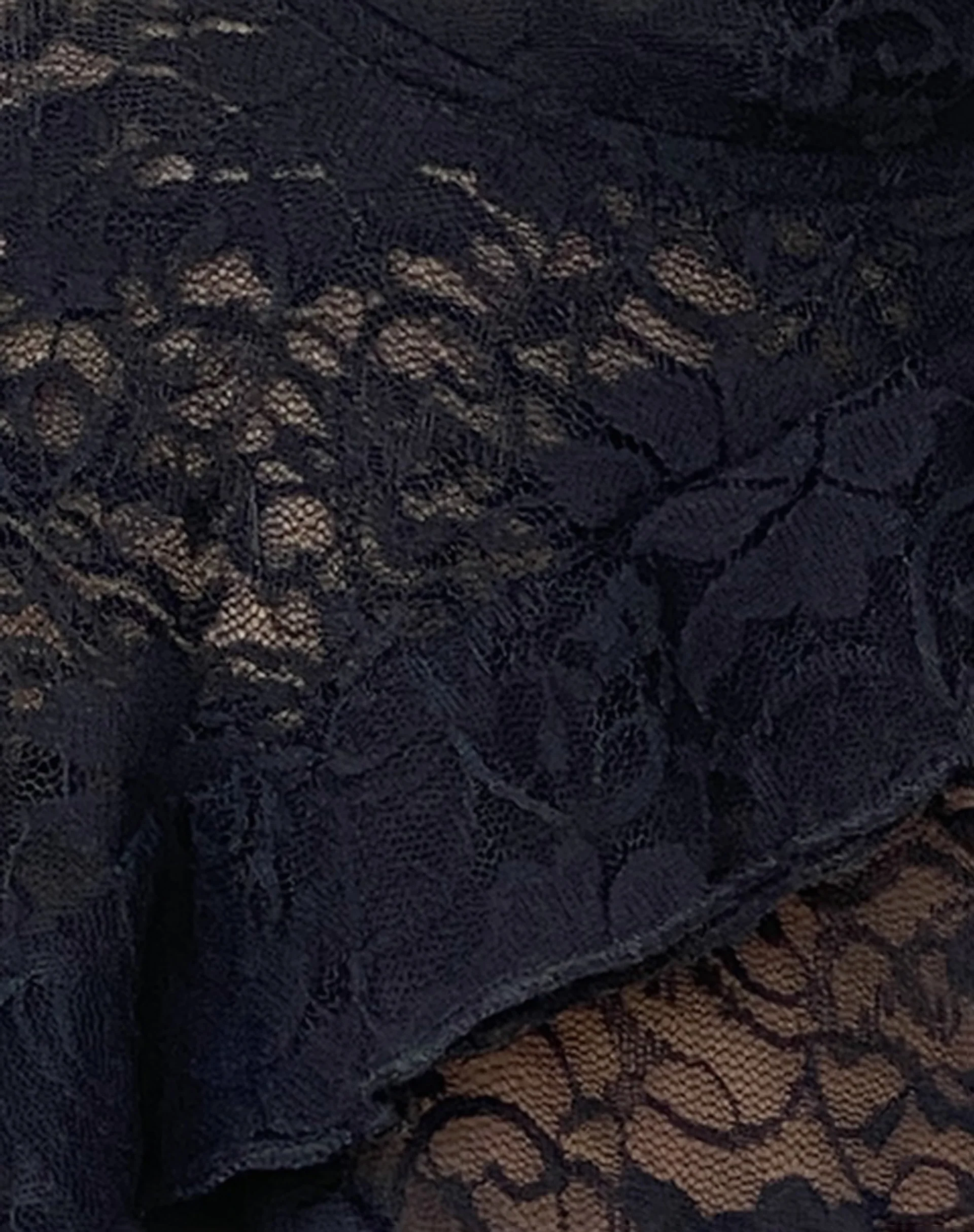 Daytona Ruffle Top in Lace Black - Image 5