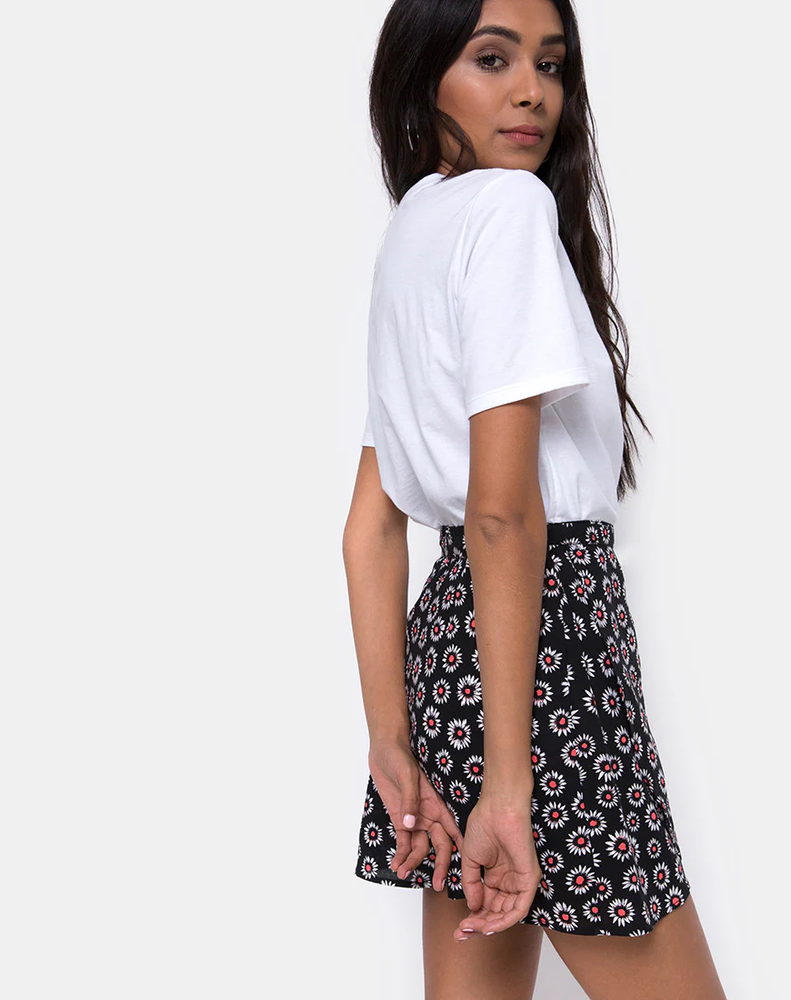 Derla Mini Skirt in Dancing Daisy - Image 2