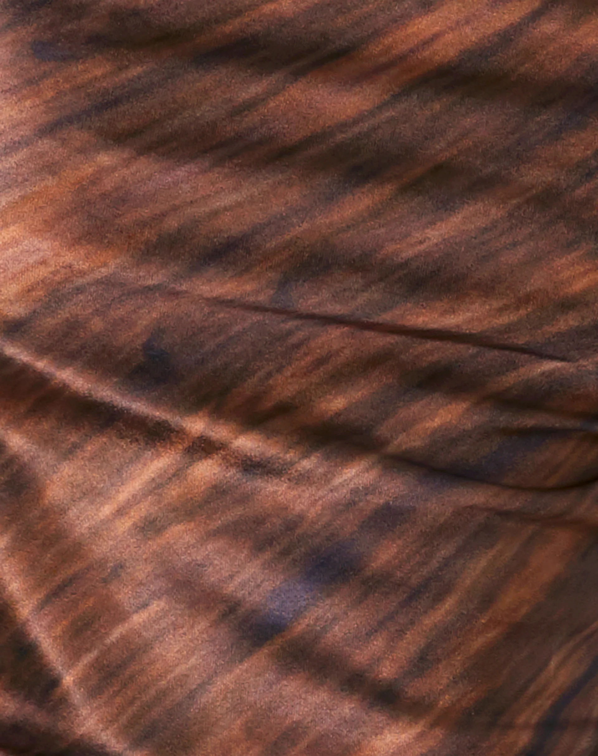 Devina Crop Top in Satin Marble Cocoa - Image 5