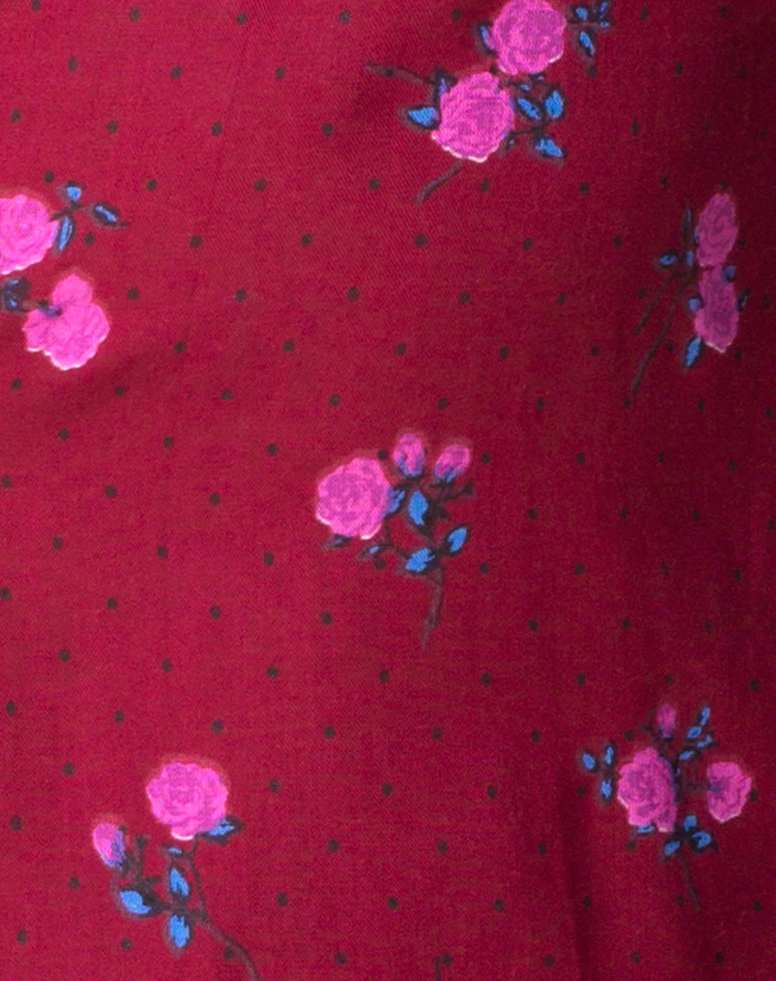 Dimaris Shirt in Magenta Rose Pink - Image 5