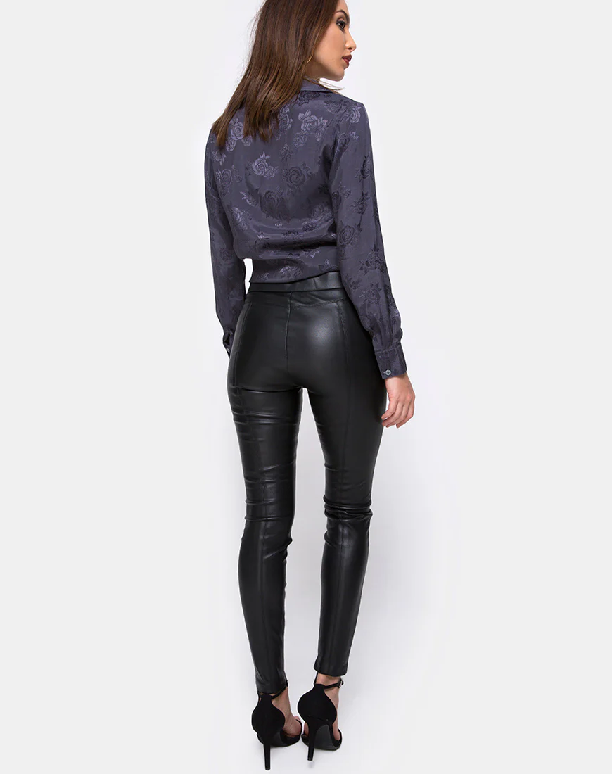 Dimaris Shirt in Satin Grey Rose - Image 4