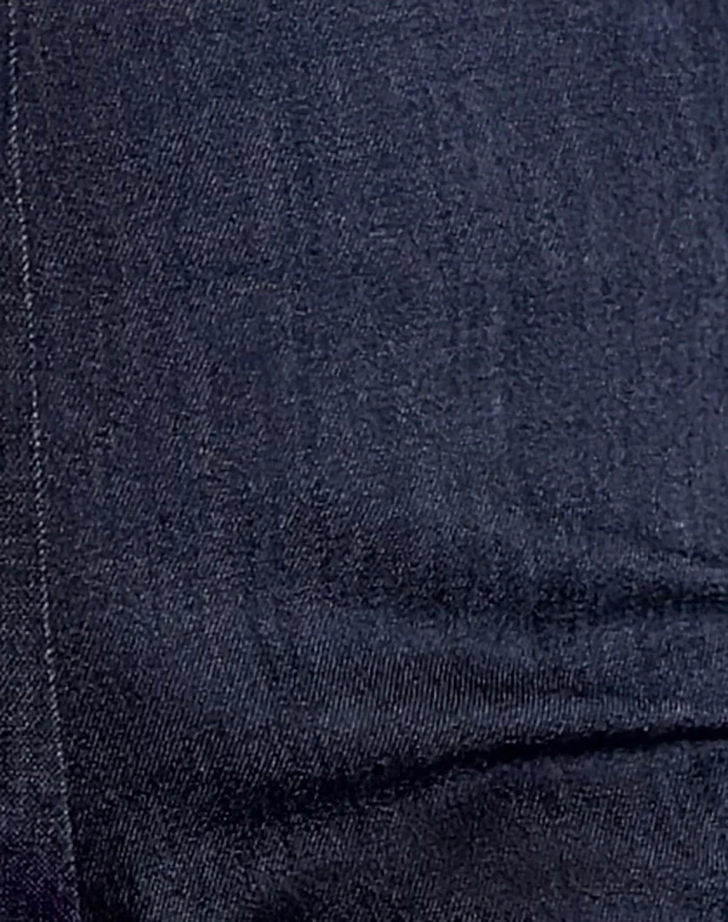 Diran Capri Trouser in Chambray Indigo - Image 5