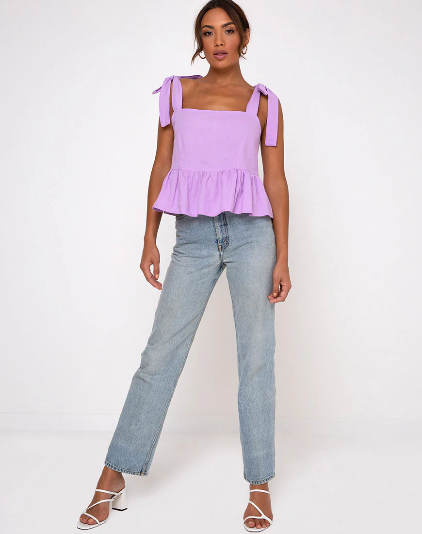 Dorofey Top in Lilac - Image 3