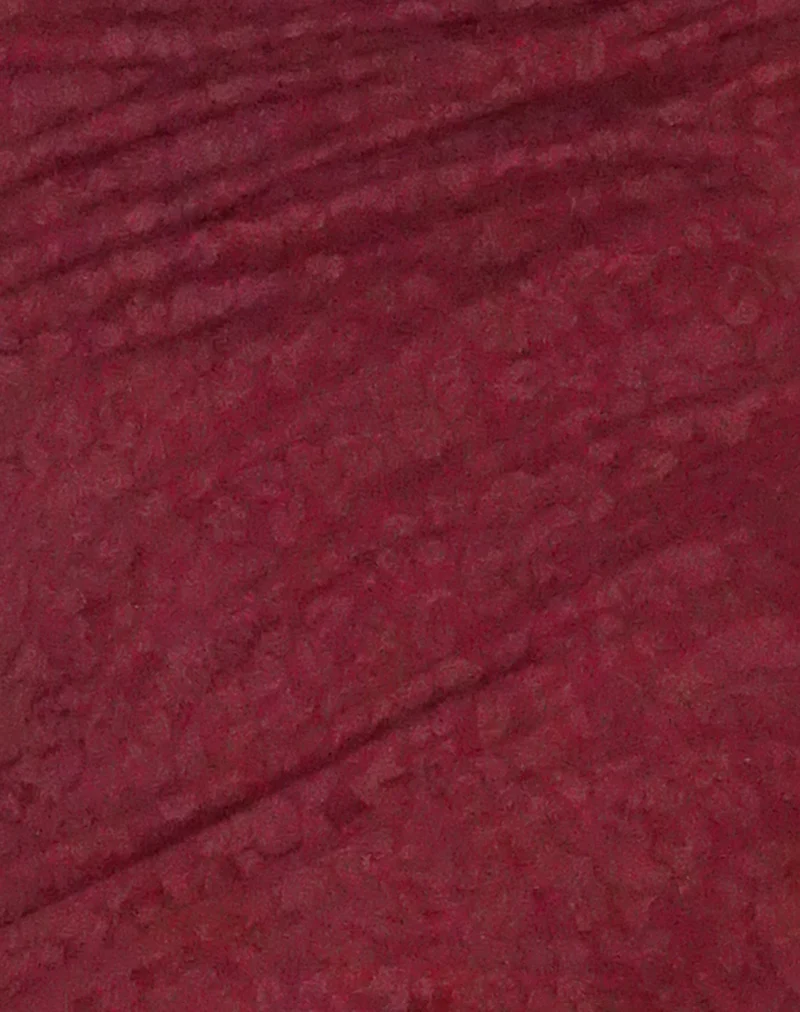 Drusilla Midi Dress in Rose Lace Burgundy - Image 6