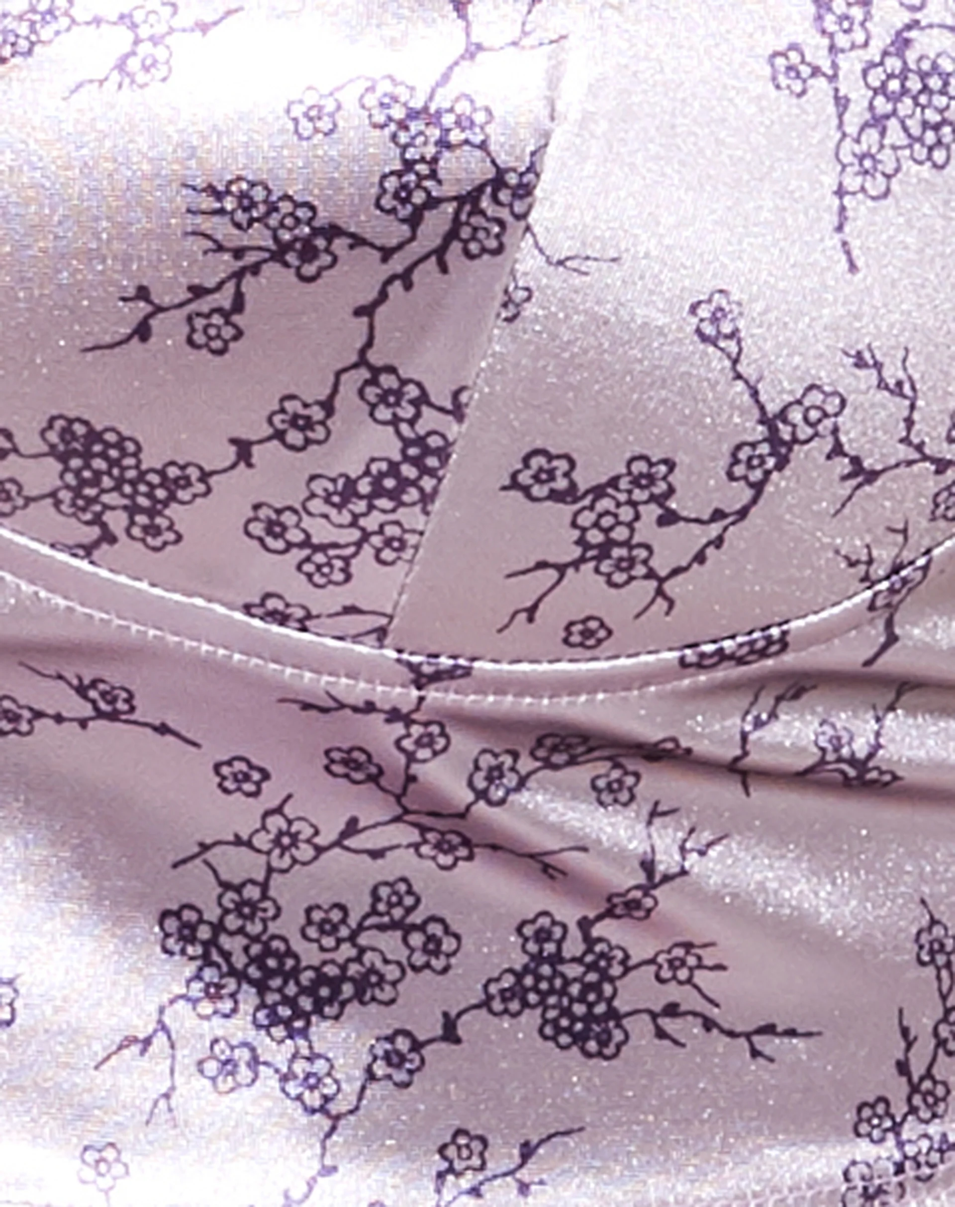 Dyla Crop Top in Sakura Blossom Lilac - Image 5