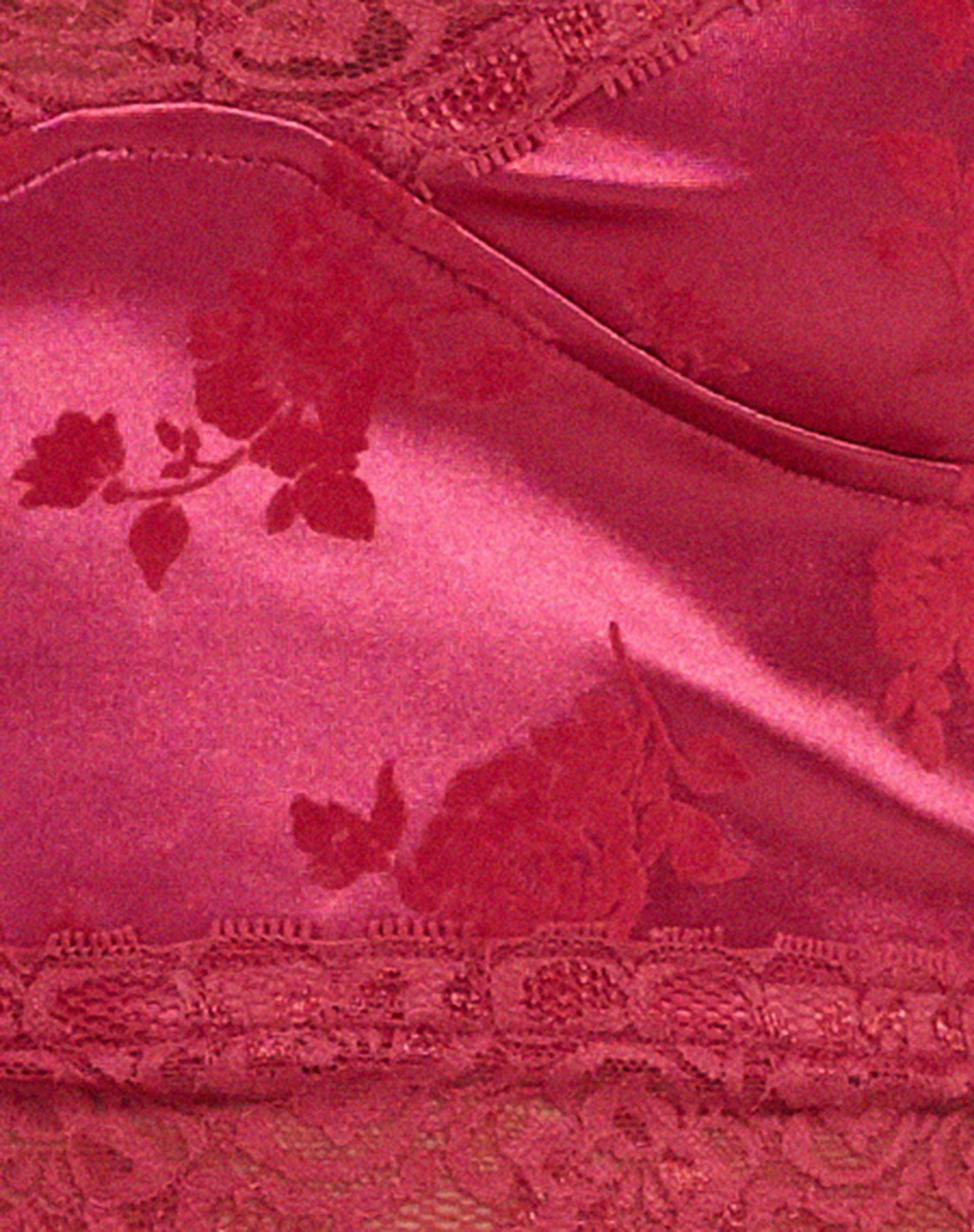 Dyrana Crop Top in Rose Flock Magenta - Image 5