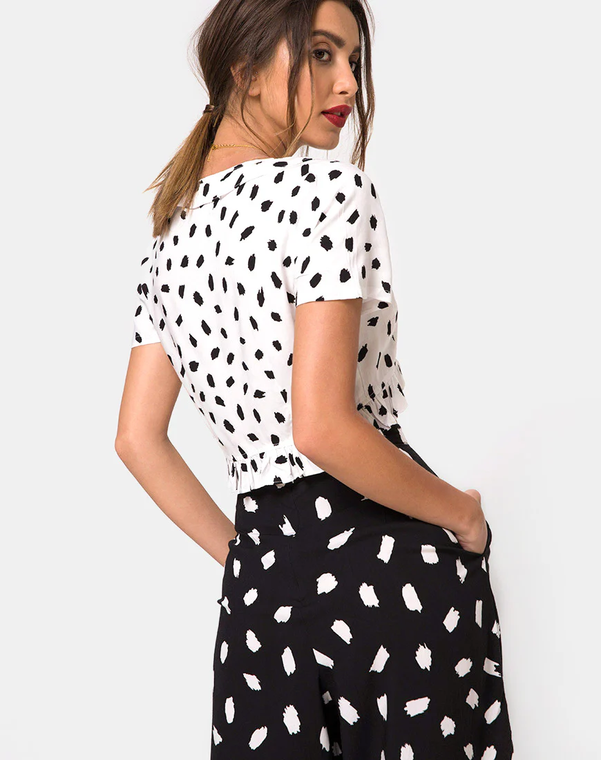Eber Cullote in Diana Dot Black - Image 2