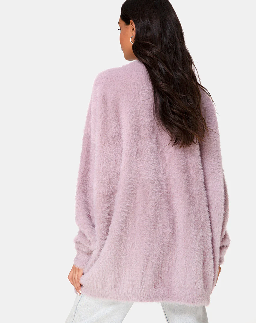Edgen Jumper in Knit Mauve - Image 2