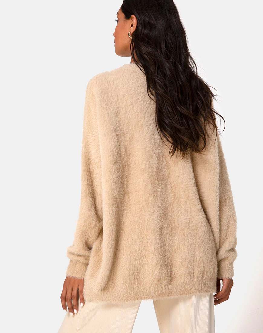 Edgen Jumper in Knit Sand - Image 2