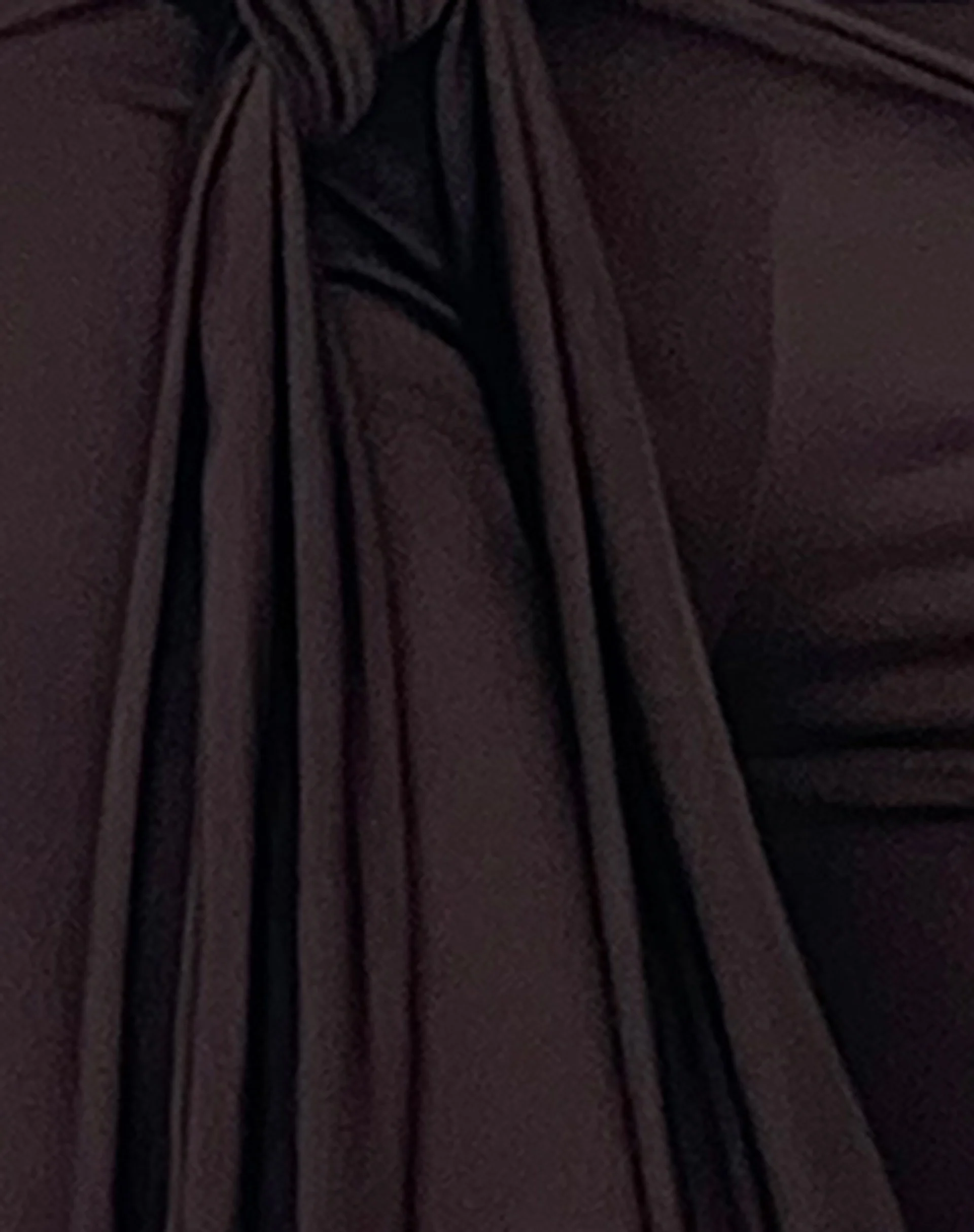 Effy Capri Trousers with Wrap Waistband in Mocca - Image 8