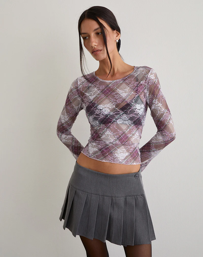 Eireen Top in Country Check Multi - Image 5