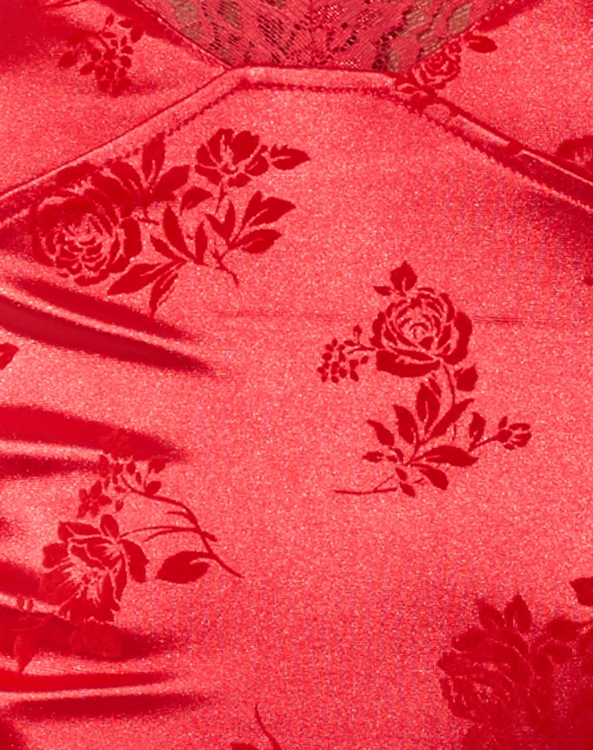 Ekana Crop Top in Rose Flock Red - Image 7