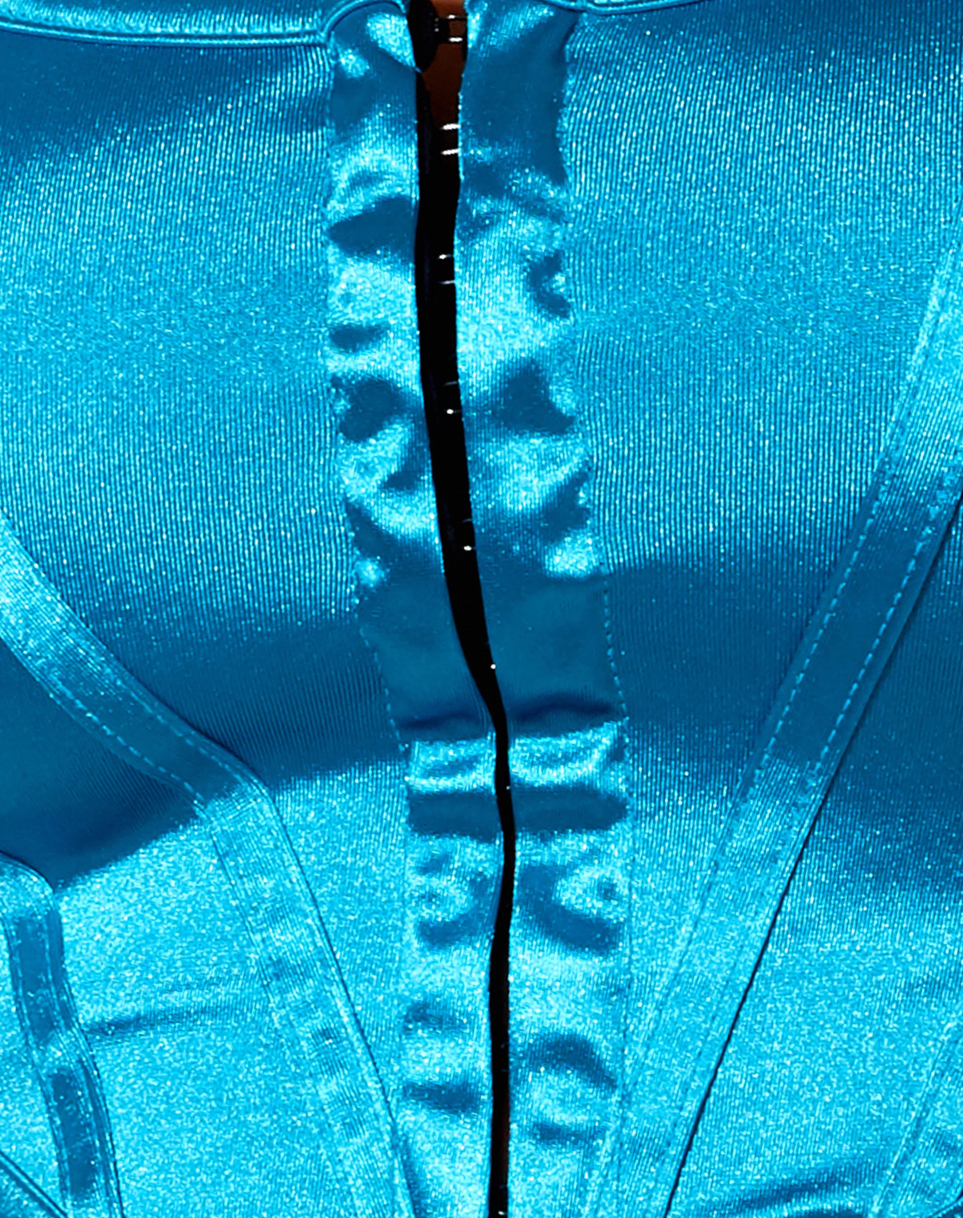 Elci Corset Top in Spandex Blue - Image 7