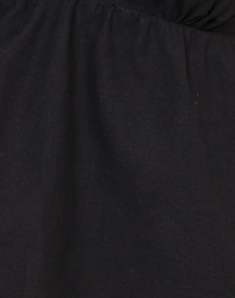 Eldana Halterneck Top in Black - Image 6