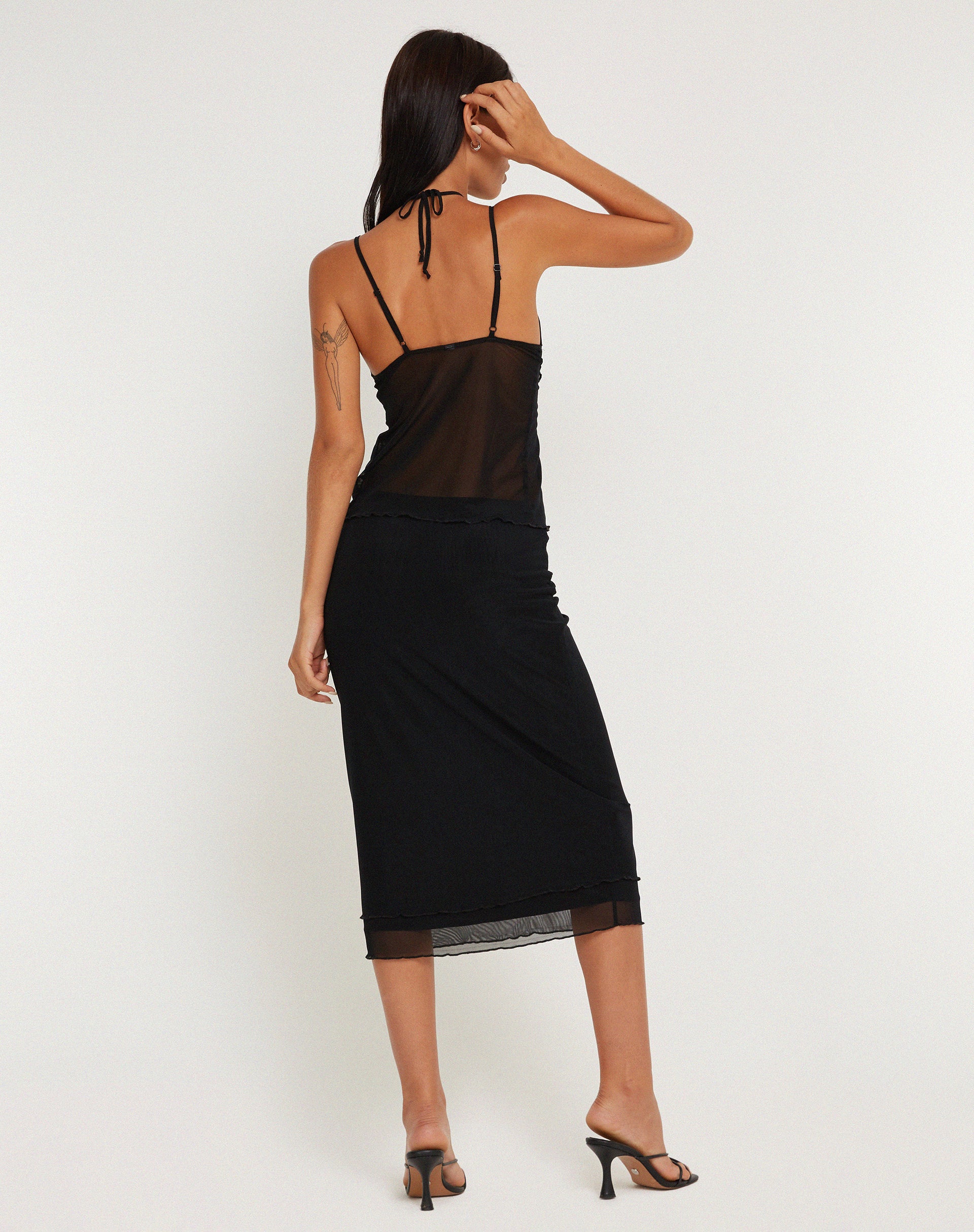 Eldonia Midi Skirt in Black - Image 5