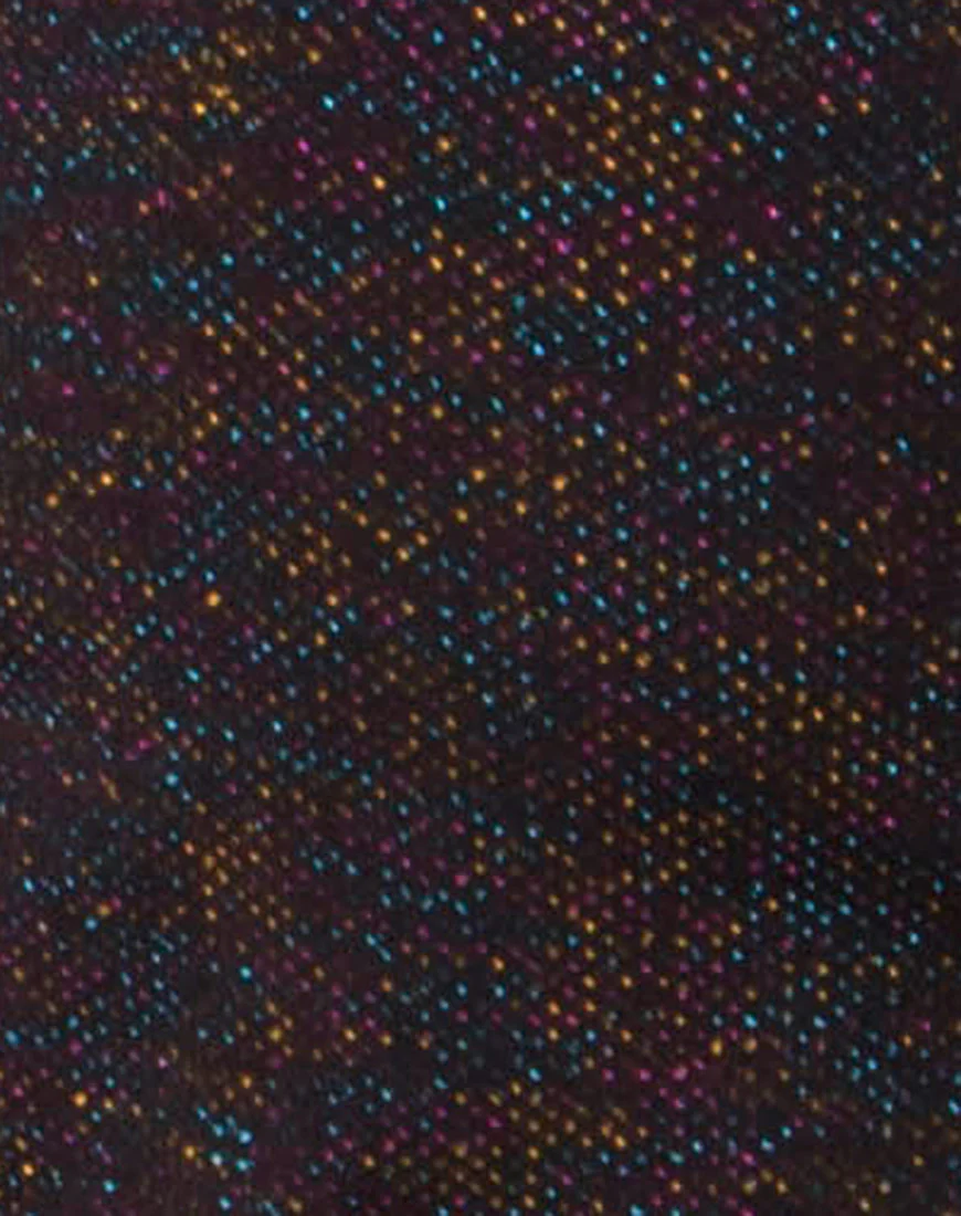 Elle Swimsuit in Glitter Black - Image 5