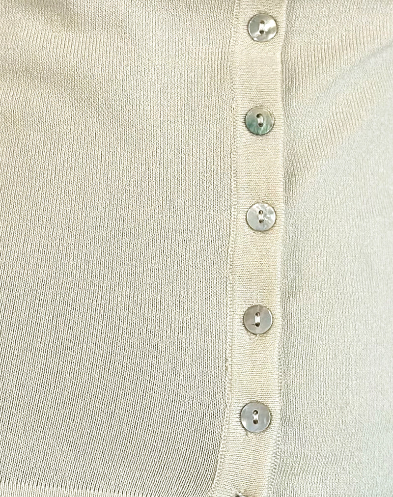 Elmira Top in Flat Knit Cream - Image 6