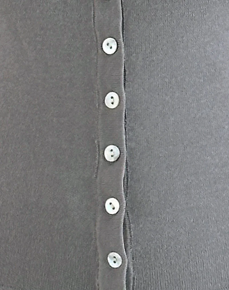 Elmira Top in Flat Knit Grey - Image 5