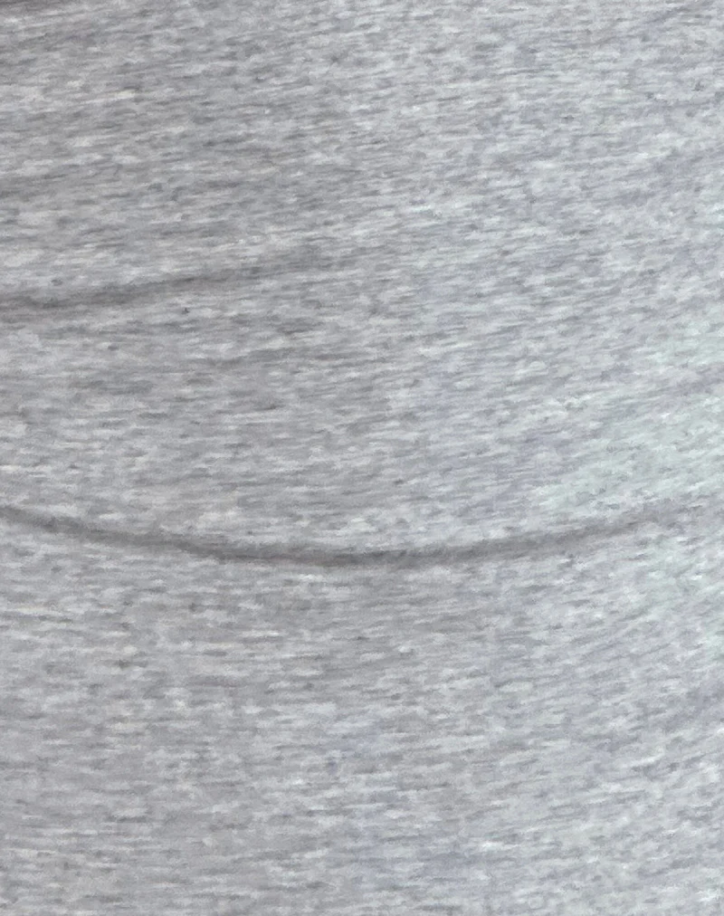 Emberly Plunge Top in Grey Marl - Image 6