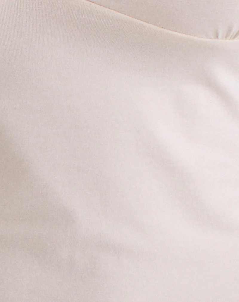 Emberly Plunge Top in Tofu - Image 5