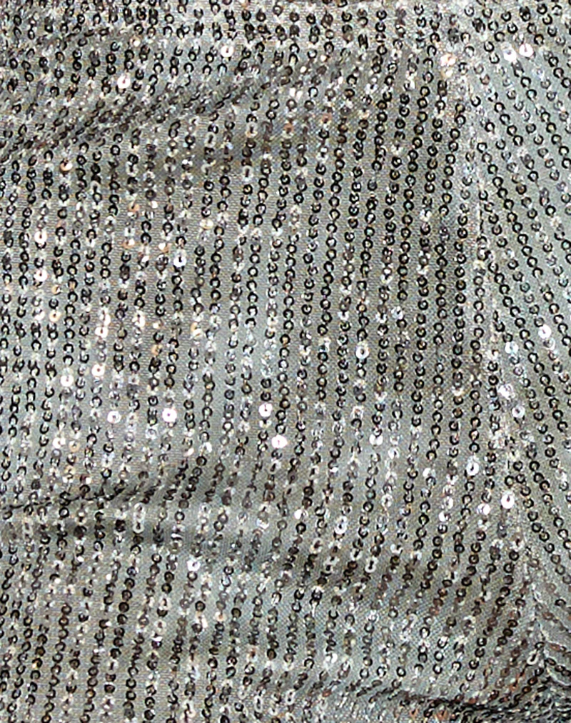 Erna Short in Sequin Green Grey - Image 5