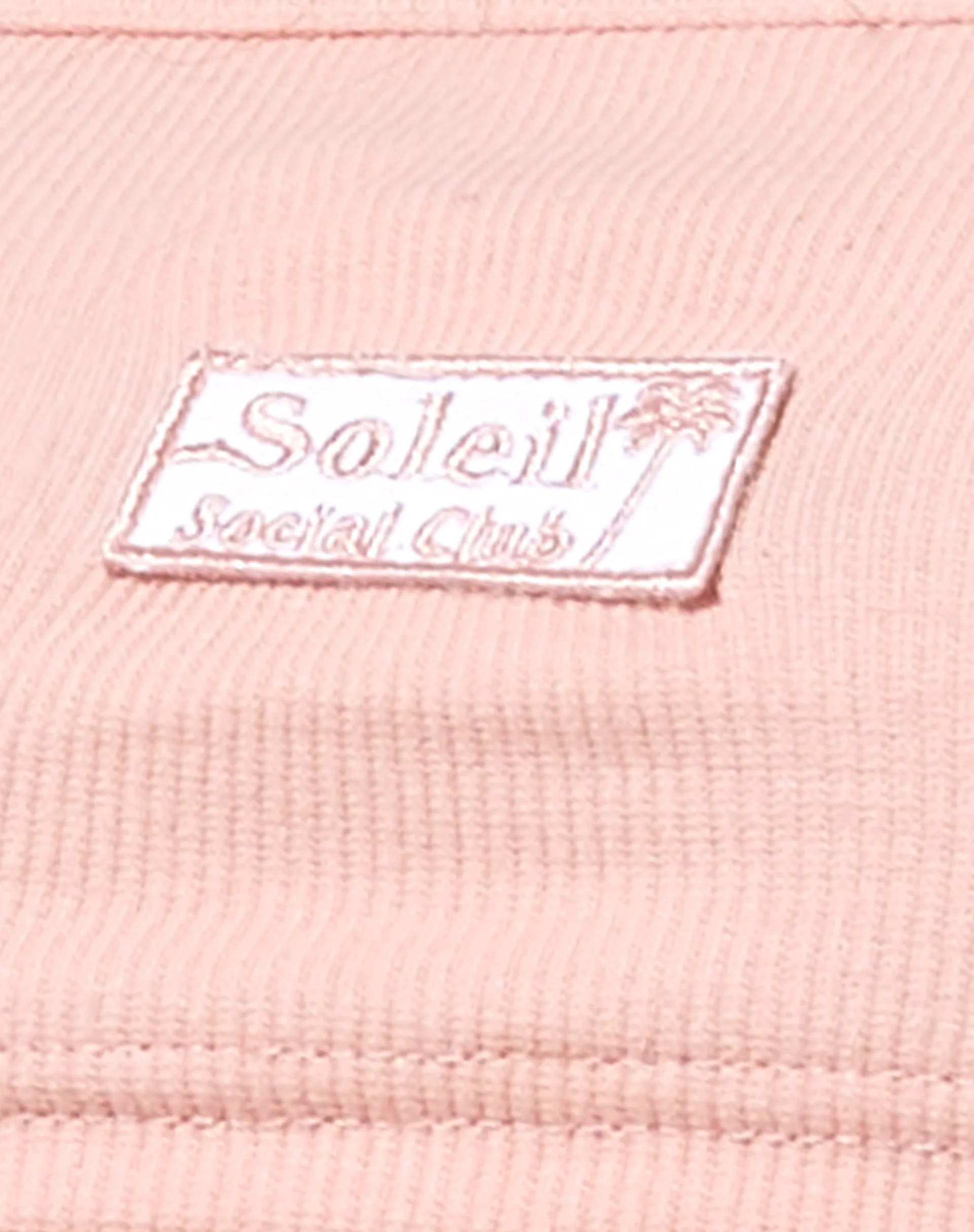 Esnee Bralet Top in Rib Pink Soleil Label Embro - Image 6
