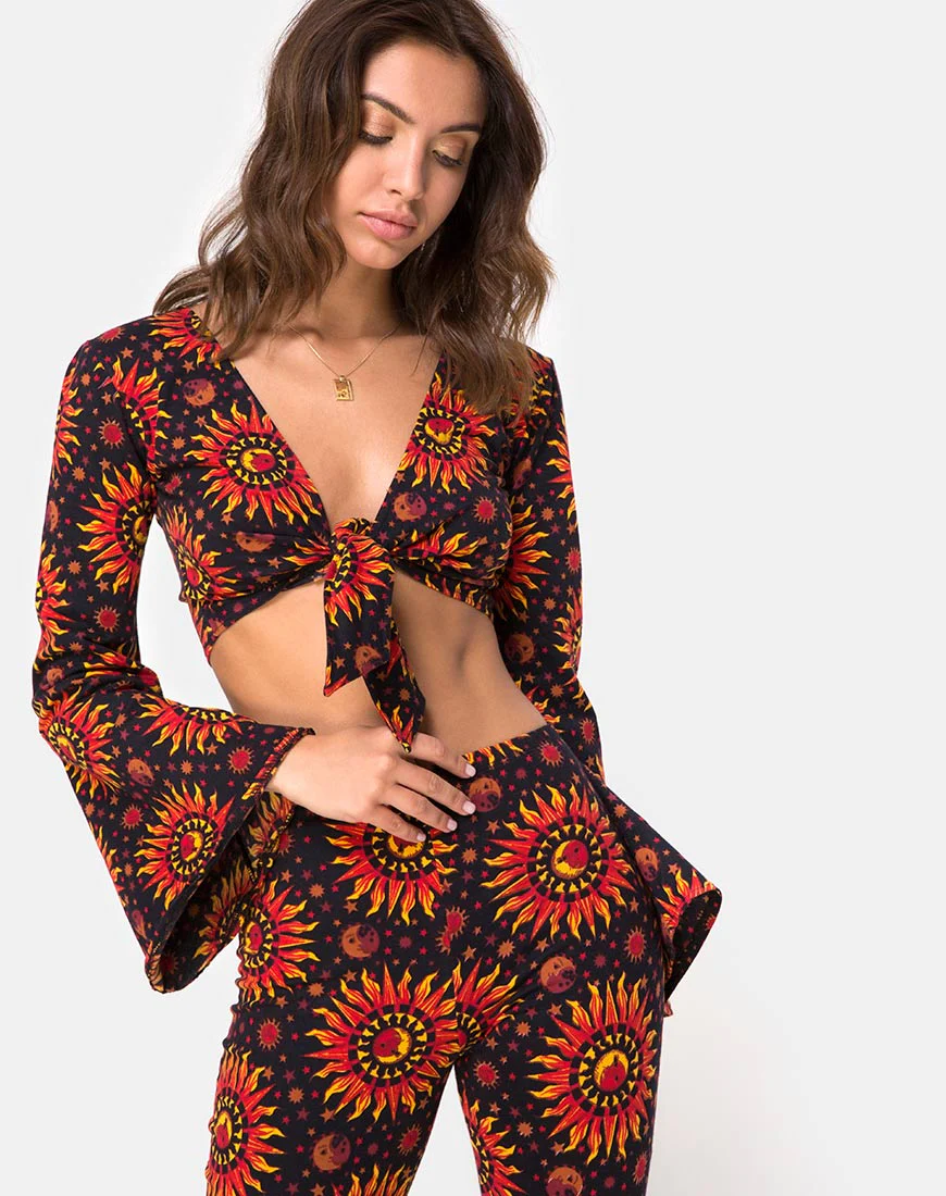 Espha Crop Top in Hot Sun  X Princess Polly - Image 3