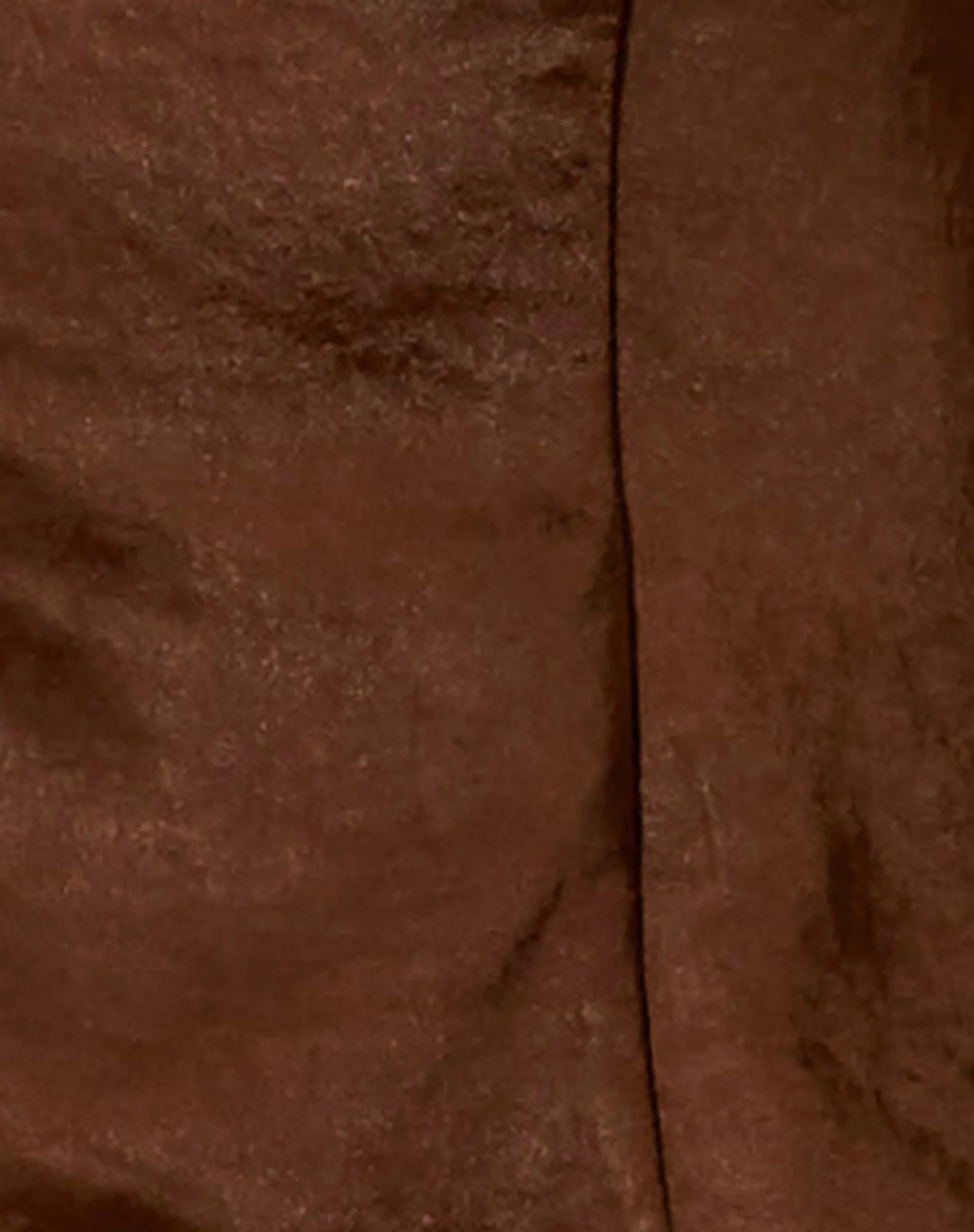 Estesa Shirt in Satin Rich Brown - Image 5