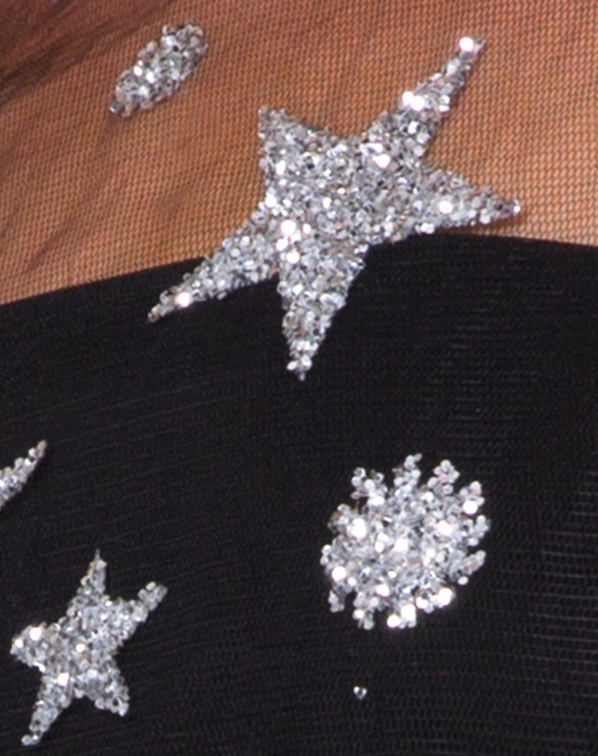 Ether Top in Glitter Net Star Child - Image 5