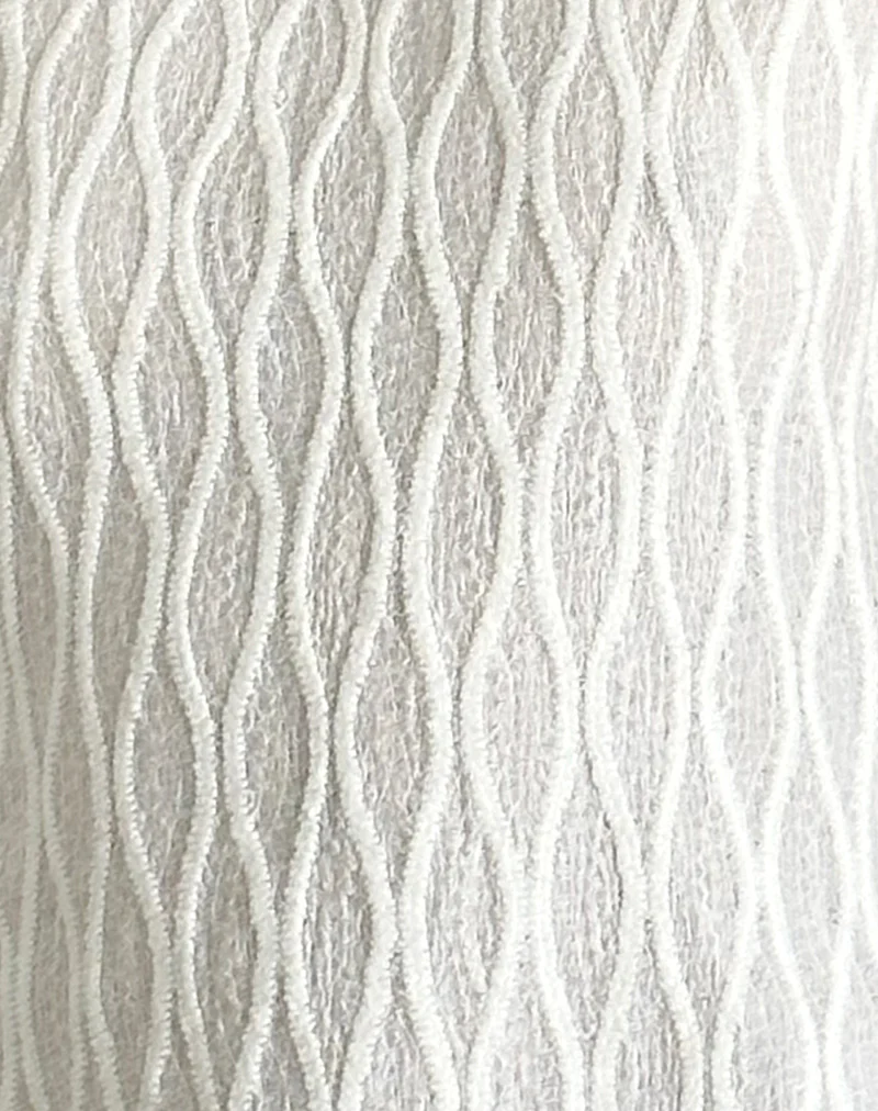 Etta Vest Top in Crinkle Ivory - Image 6