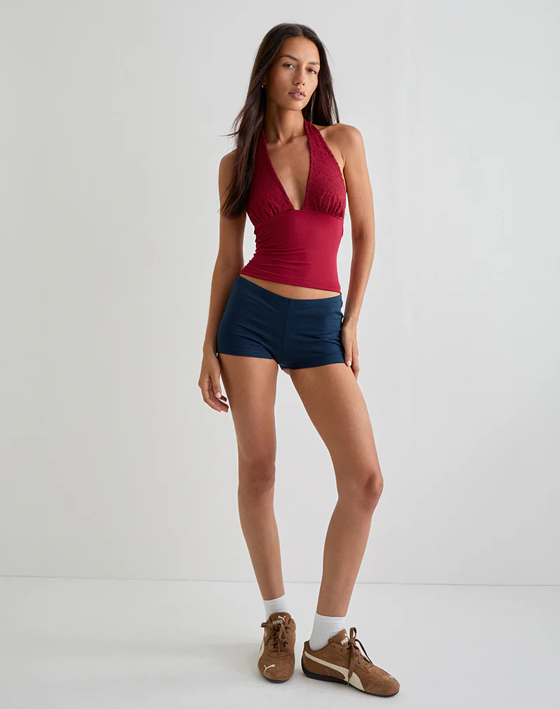 Eunia Short in Navy - Image 4
