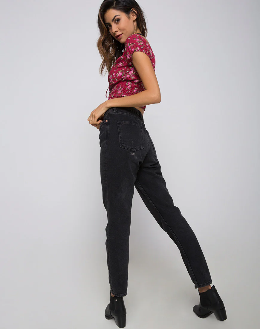 Evane Crop Top in Soheila Floral - Image 4